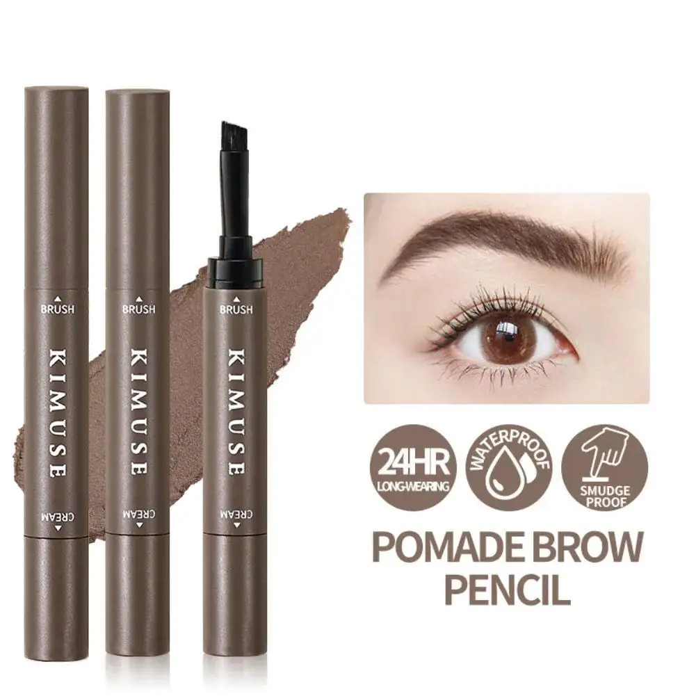 

3 Colors Dyeing Eyebrow Cream With Brush Natural Smooth High Color 24 Hours Long Last Waterproof And Sweat-proof No Smuding
