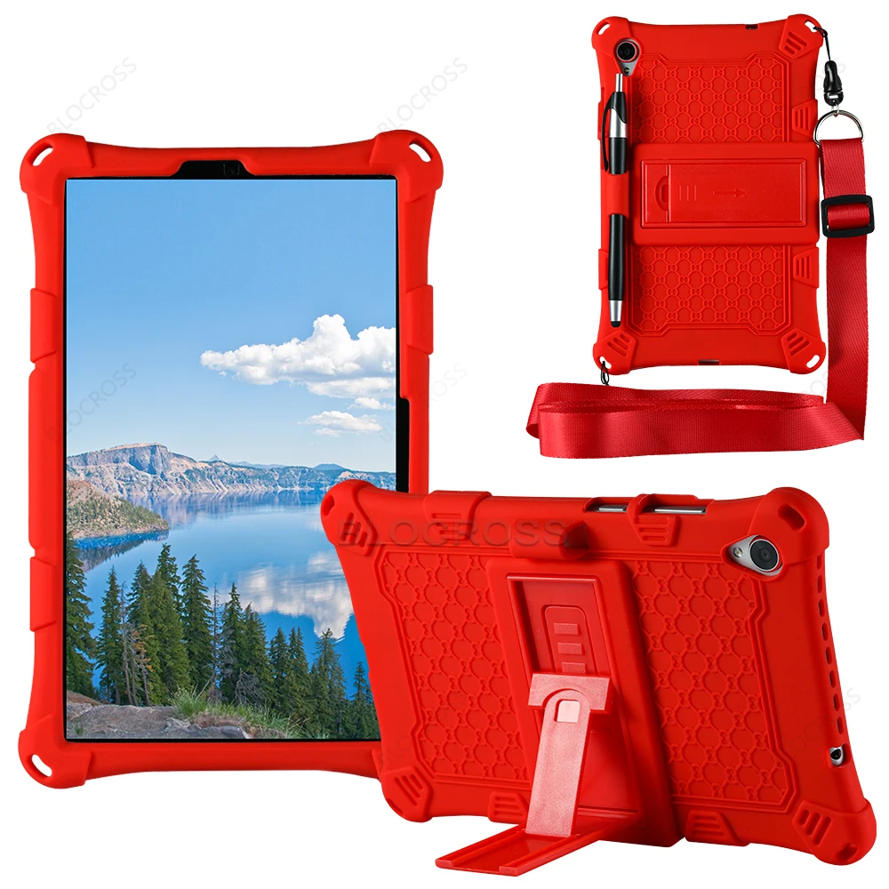 

Чехол для Lenovo Tab M8, 3rd Gen TB-8506F / Tab M8 FHD, с держателем для карандашей, мягкий силиконовый чехол-подставка для Tab M8