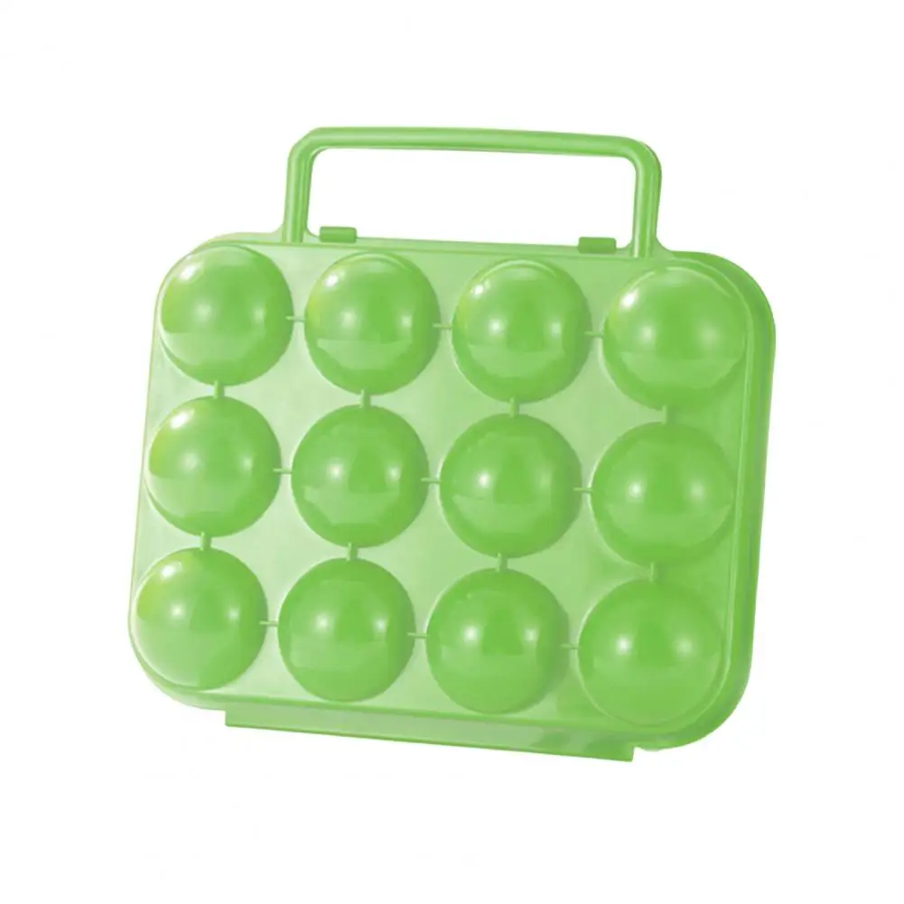 

Egg Storage Box Convenient Rectangle Folding Portable ABS Egg Holder Camping Accessories Egg Holder Egg Storage Box
