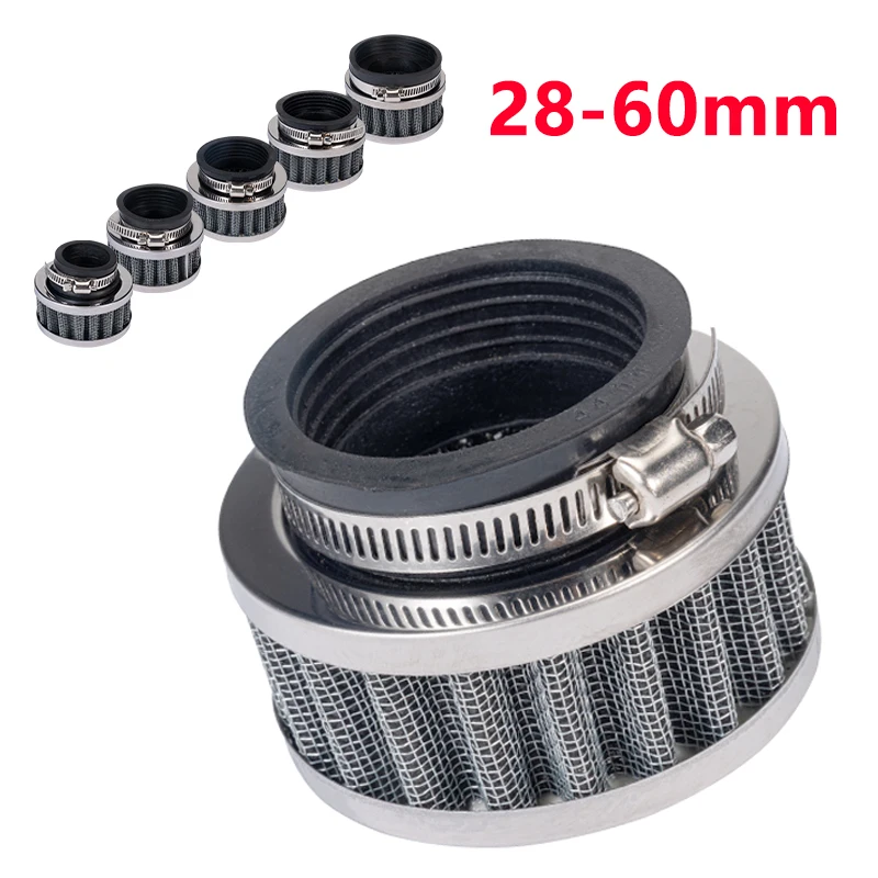 

Motorcycle Air Filter 28-60mm High Flow Universal ATV Pit Dirt Bike Sports Intake for Honda Kawasaki Yamaha 50mm Moto Air Filter