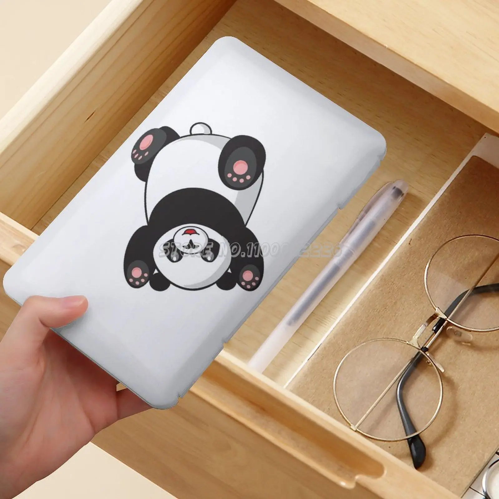 Cute Panda Mask Storage Box Protection Dustproof Moistureproof Damp-Proof Case Ramen Foodie Grizz Ice Bear We Bare Be |