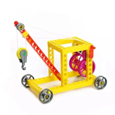 Technology mini production Scientific experiment materials Assembled crane free shipping