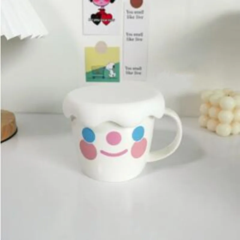 340 мл мультяшная кружка для молока с улыбающимся лицом креативная улыбка