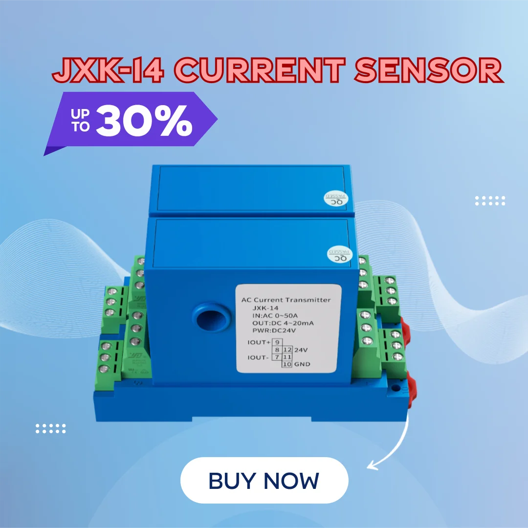 8 мм 12 мм AC/DC Датчик тока Холла с открытой петлей20A 30A 50A 100A до 4-20mA 0-10V RS485 Датчик тока переменного/постоянного тока с эффектом Холла