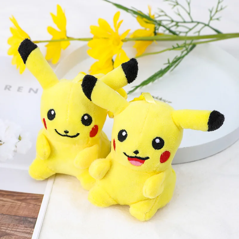 

Cartoon Anime Plush Keychain Bag Bag Pendant Pokemon Plush Doll Pikachu Doll Pendant