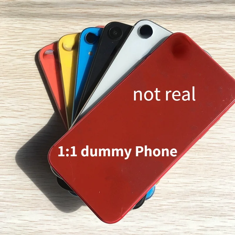 

1:1 Non-Working Dummy Fake Phone Model for iPhone XR ,Display Model Mould Fake Case Display Black screen for XR Toy Not Real