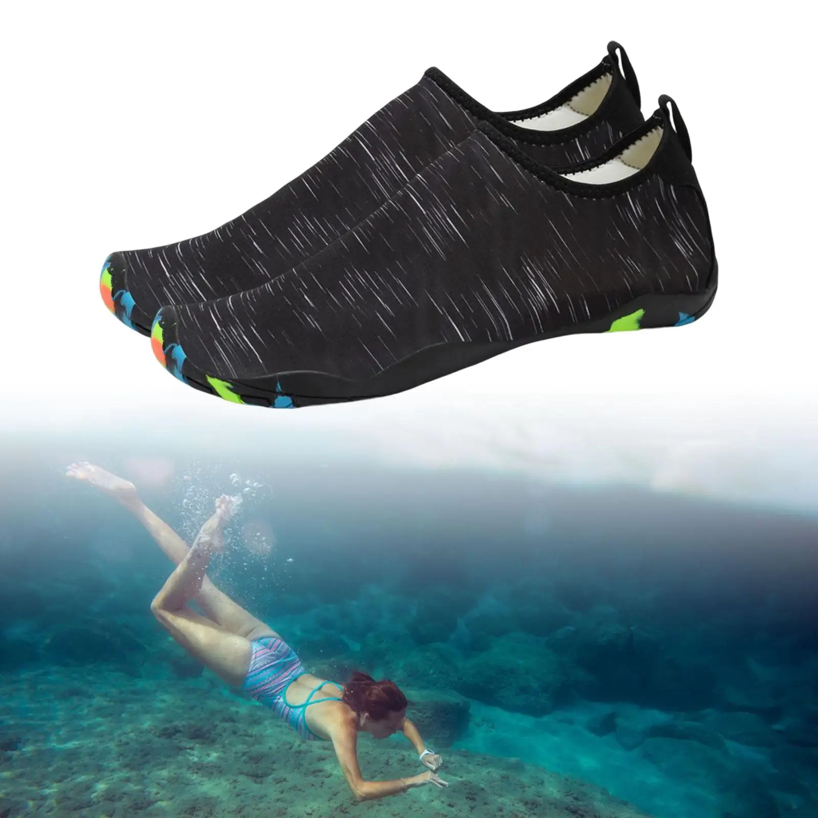 

Men Women Water Shoes Barefoot Quick Dry Women Water Shoes for Swim Boating