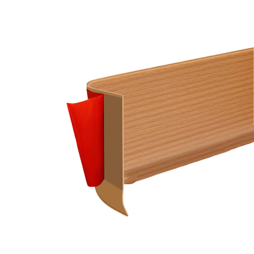 Пластиковый плинтус водонепроницаемый для улучшения дома простая установка