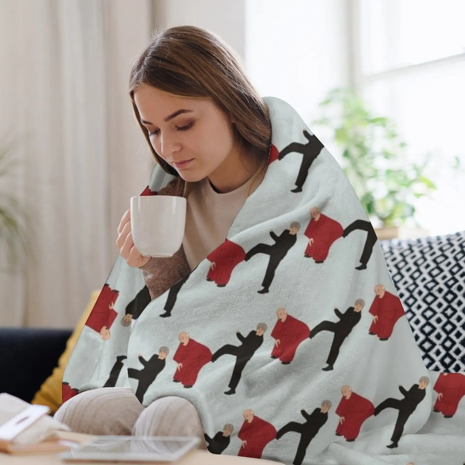 Отец Тед Kicking Bishop Brennan Up The Arse Плед Одеяло косплей аниме Плюшевые детские милые