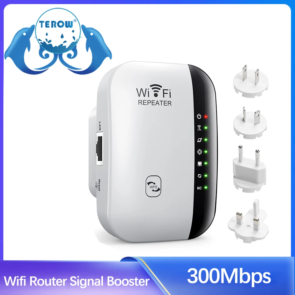 

Wireless Wifi Repeater 802.11N/B/G 300Mbps Network Wi-fi Range Expander Antenna Wi Fi Roteador Signal Amplifier Repetidor WPS