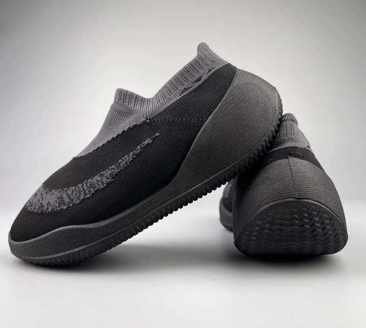 Men`s Slip-on fly-sewing breathable stretch fabric anti-slip treadmill running fitness sock shoes mens Lazier jogging shoes