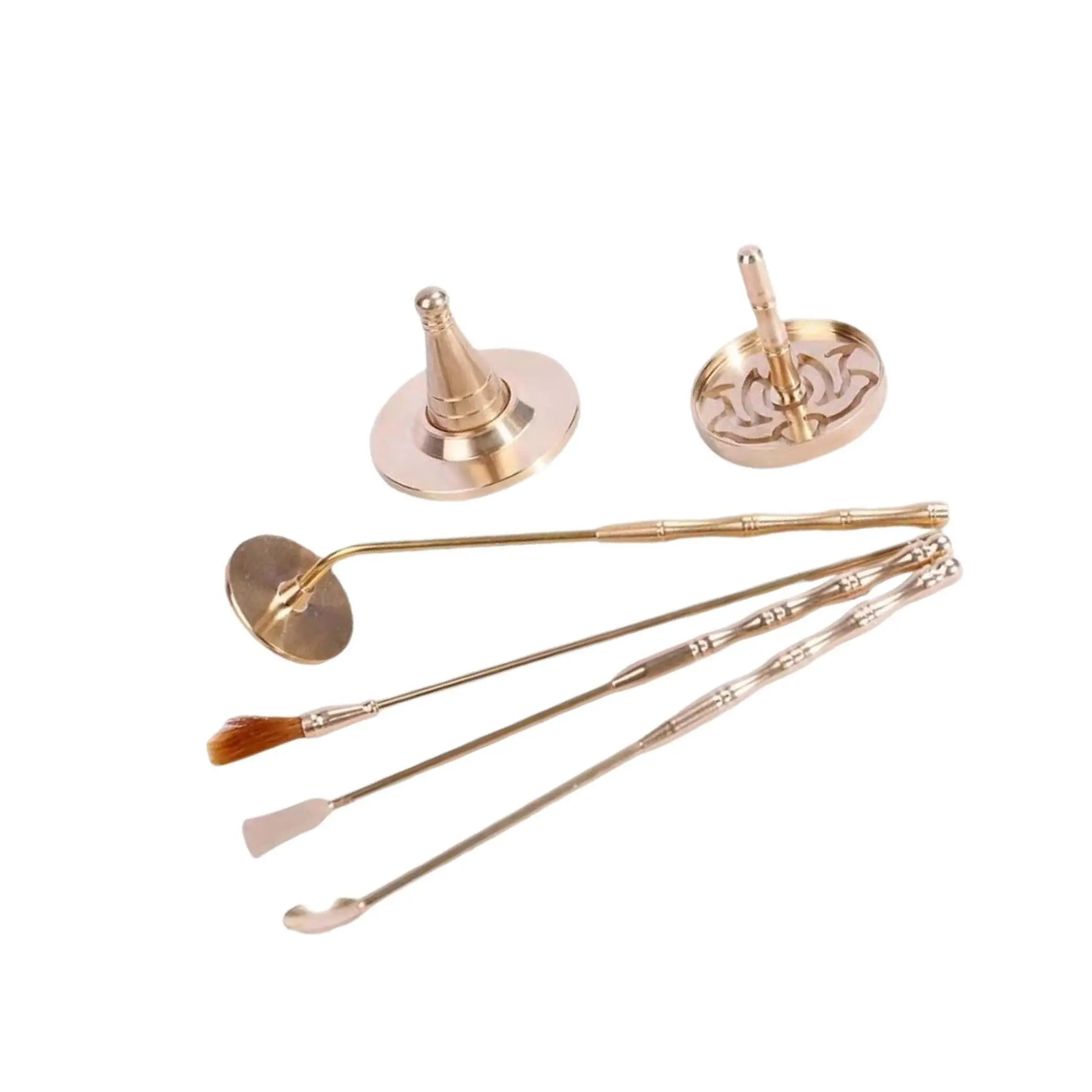 

6x Copper Incense Burner Censer Tool Set DIY Incense Shovel Incense Spoon