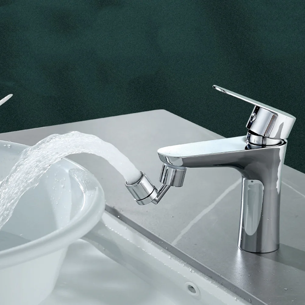 

1pcs Bubbler Faucet Kitchen Rotatable Tap Saving Water Splash Filter Sprayer Head Universal 720 Degree ABS 6.5x2.5cm