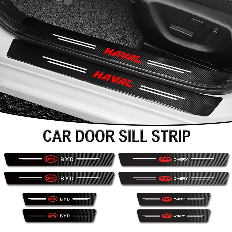 

Car Protector Door Threshold Sill Sticker for Nismo R34 Gtr Emblem Watch Nissans Tiida Teana Skyline R32 Juke Almera Accessories