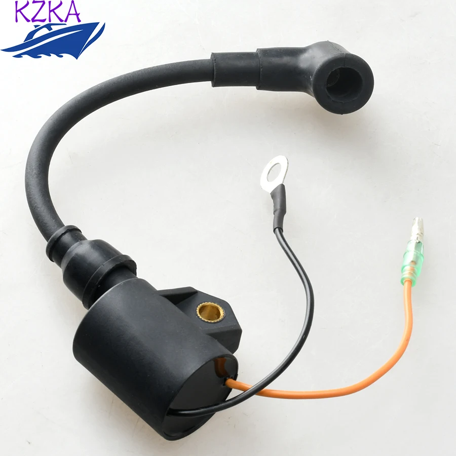 6A1-85570 Катушка зажигания в сборе для подвесного 2-тактного двигателя Yamaha 2HP 2 MSH