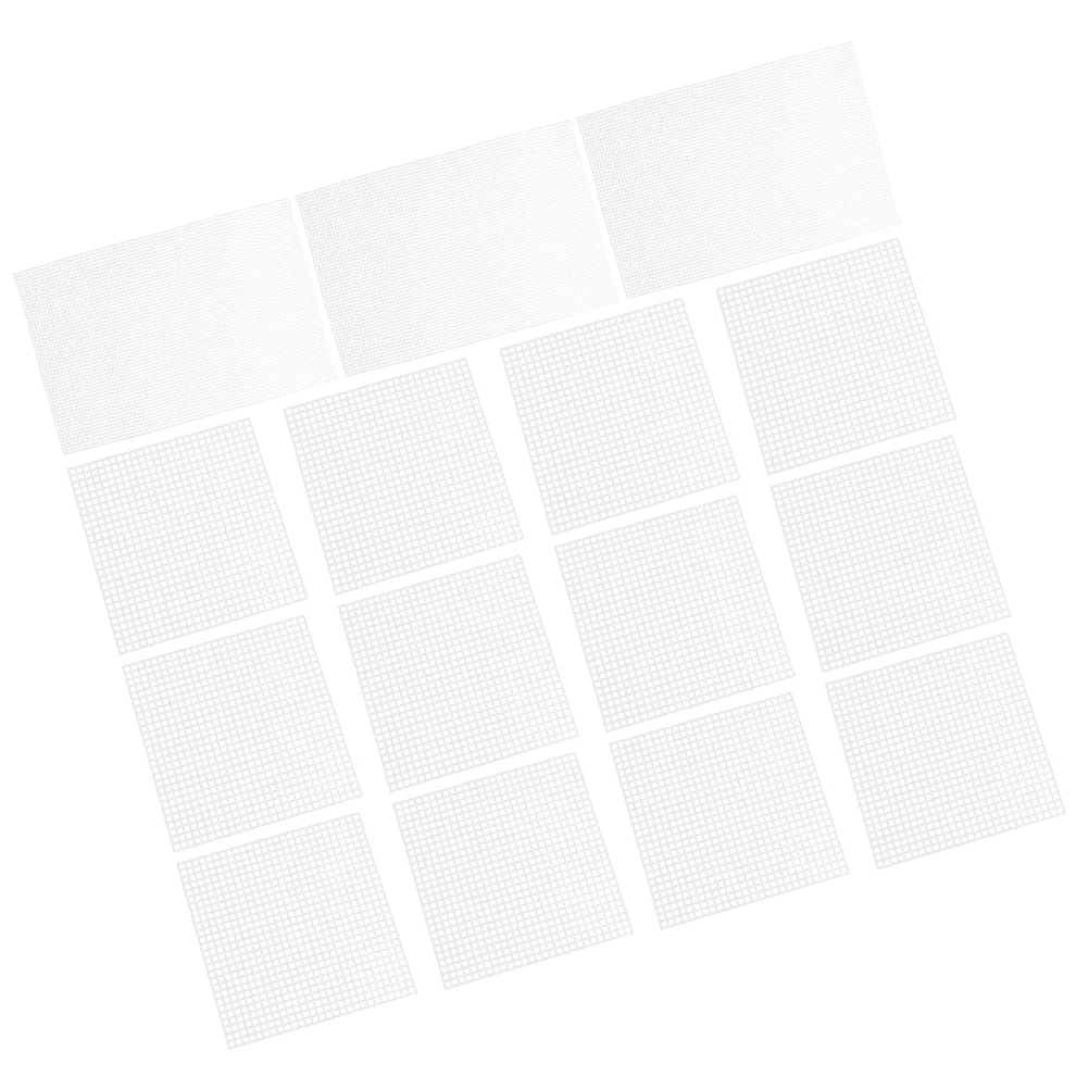 

Canvas Sheet Cross Cloth Embroidery Mesh Sheets Fabric Aida Rug Cotton Clear White Needlepoint Accessories Rigid Supplies Diy