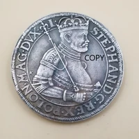 poland 1585 silver plated brass commemorative collectible coin gift lucky challenge coin copy coin