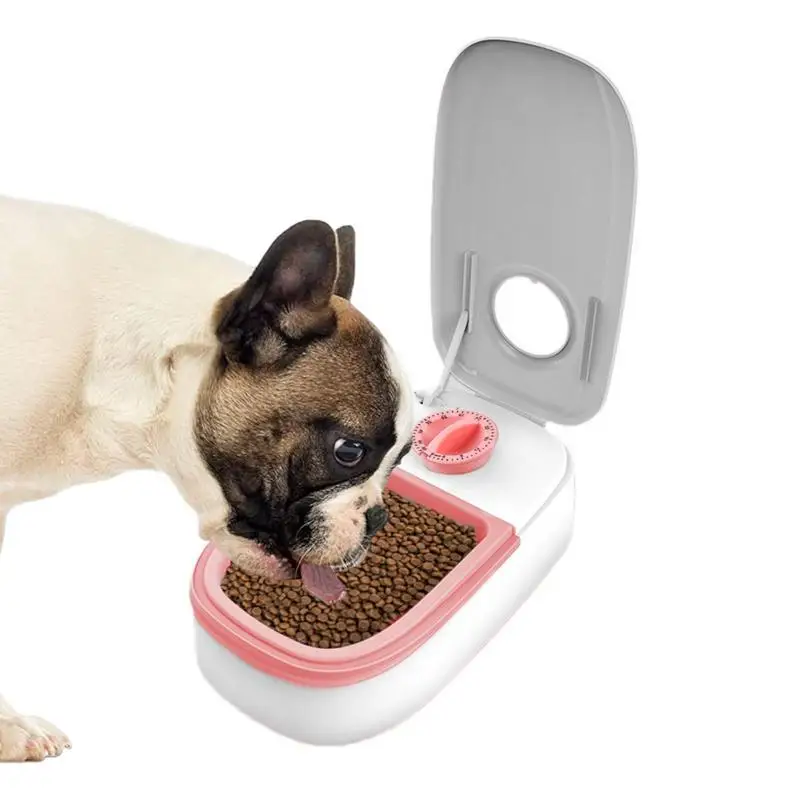 

Automatic Pet Feeder Smart Timed Dosing Feeder Cat Dog Food Dispenser Station With Programmable Timer For Wet Or Dry Food