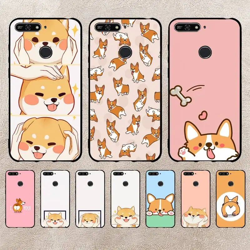 

Cute Animal Corgi Phone Case For Xiaomi 11 10 12Spro A2 A2lite A1 9 9SE 8Lite 8explorer F1 Poco 12S Ultra Cove