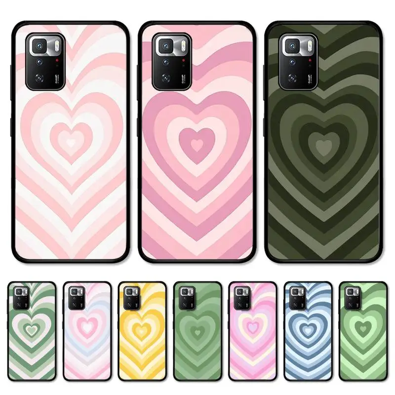 

Love Heart Phone Case for Redmi 5 6 7 8 9 A 5plus K20 4X S2 GO 6 K30 pro