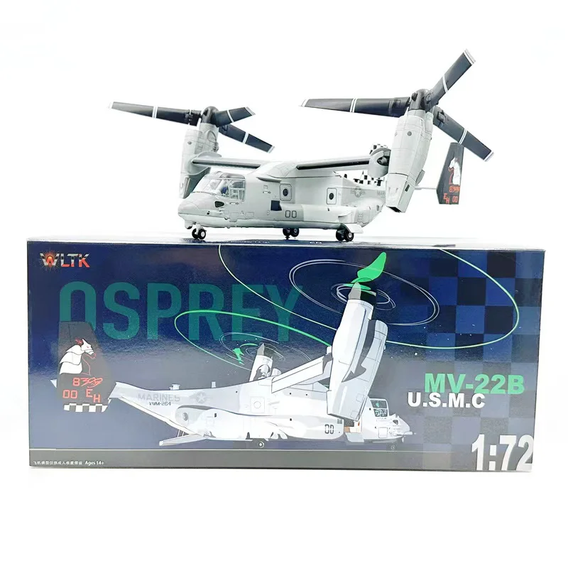 Фото Модель вертолета WLTK Alloy 1:72 MV-22B Tiltrotor Transport CH-53E: симуляция, сувенир, коллекционный предмет, украшение для витрины №5