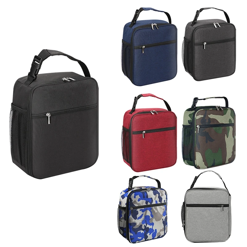 

Lunch Bag Oxford Cloth Portable Insulation Bag Outdoor Picnic Lunch Box Ice Bag