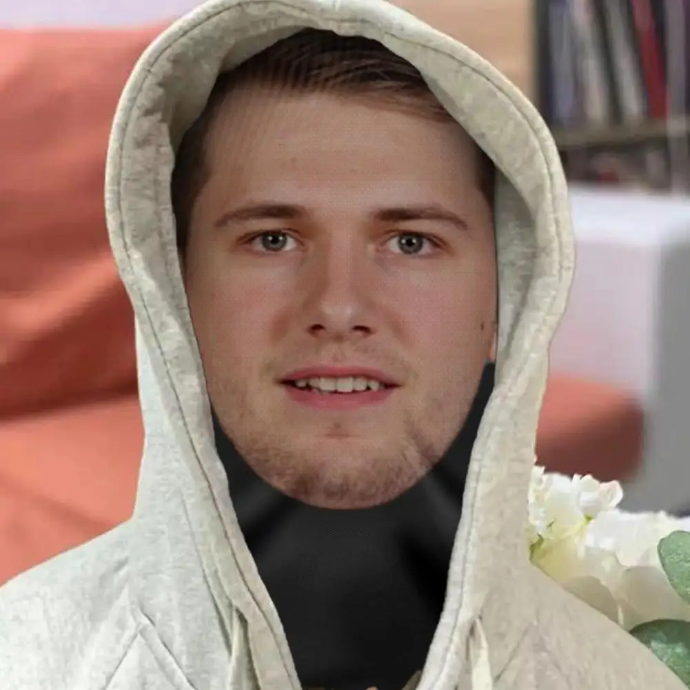 Визуальная маска на все лицо с 3D принтом