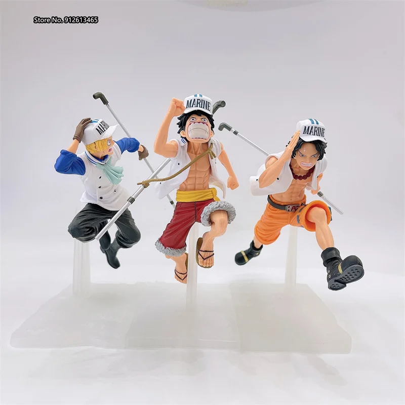 

Animation Decoration Perimeter Three Pieces of One Piece Lufi. Essabsolon Blind Box Dolls Cute Toys for The New Year