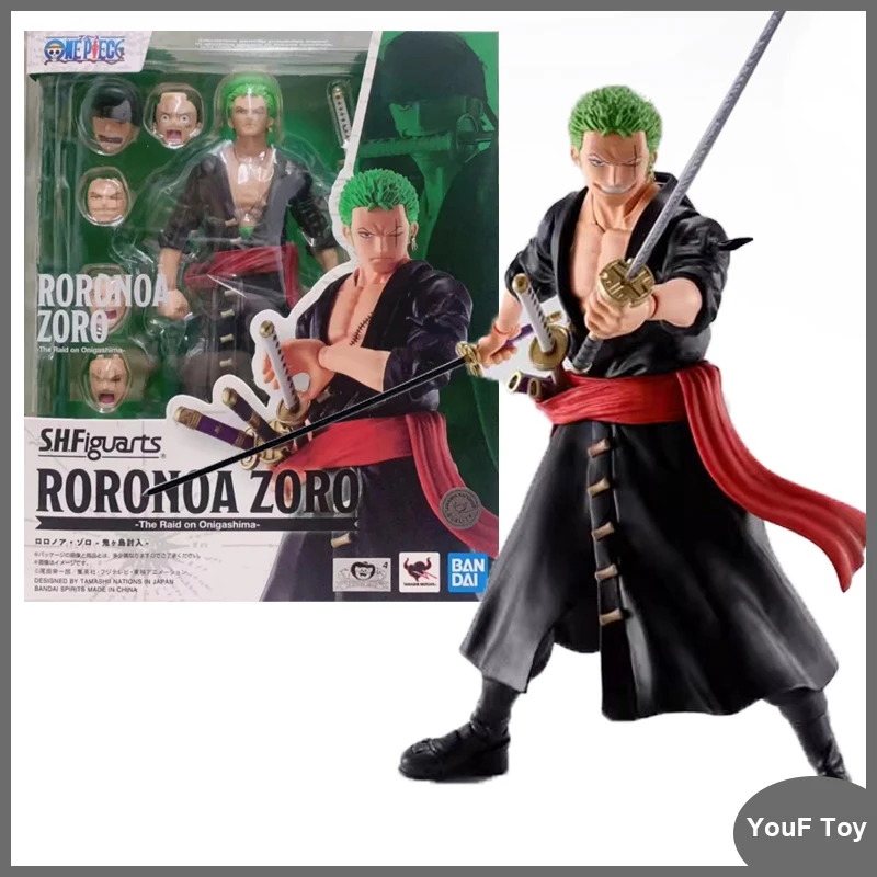 

Оригинальные фигурки героев мультфильма S.h. Фигурки Зоро, 15 см