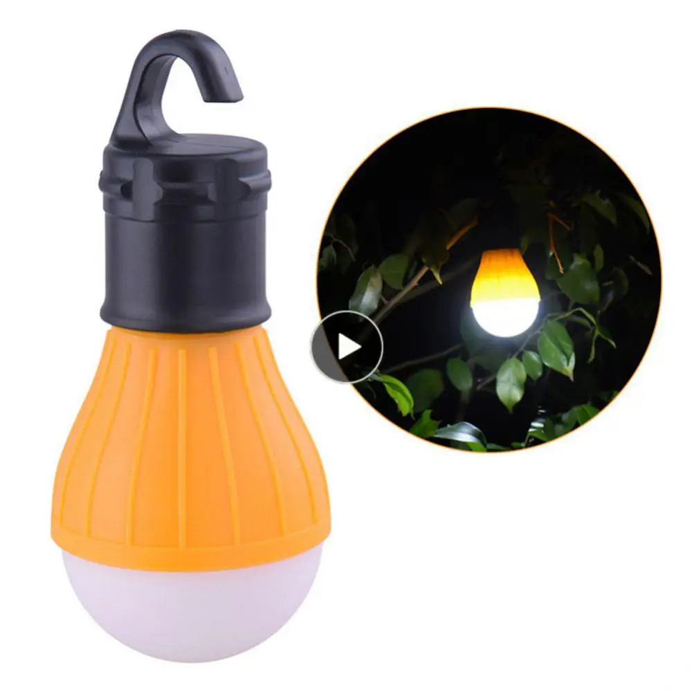

Light Bulb Plastic Portable Tent Light Mini Outdoor Hook Emergency Lights Camping Lighting Led Camping Light Bulb Led Lamp