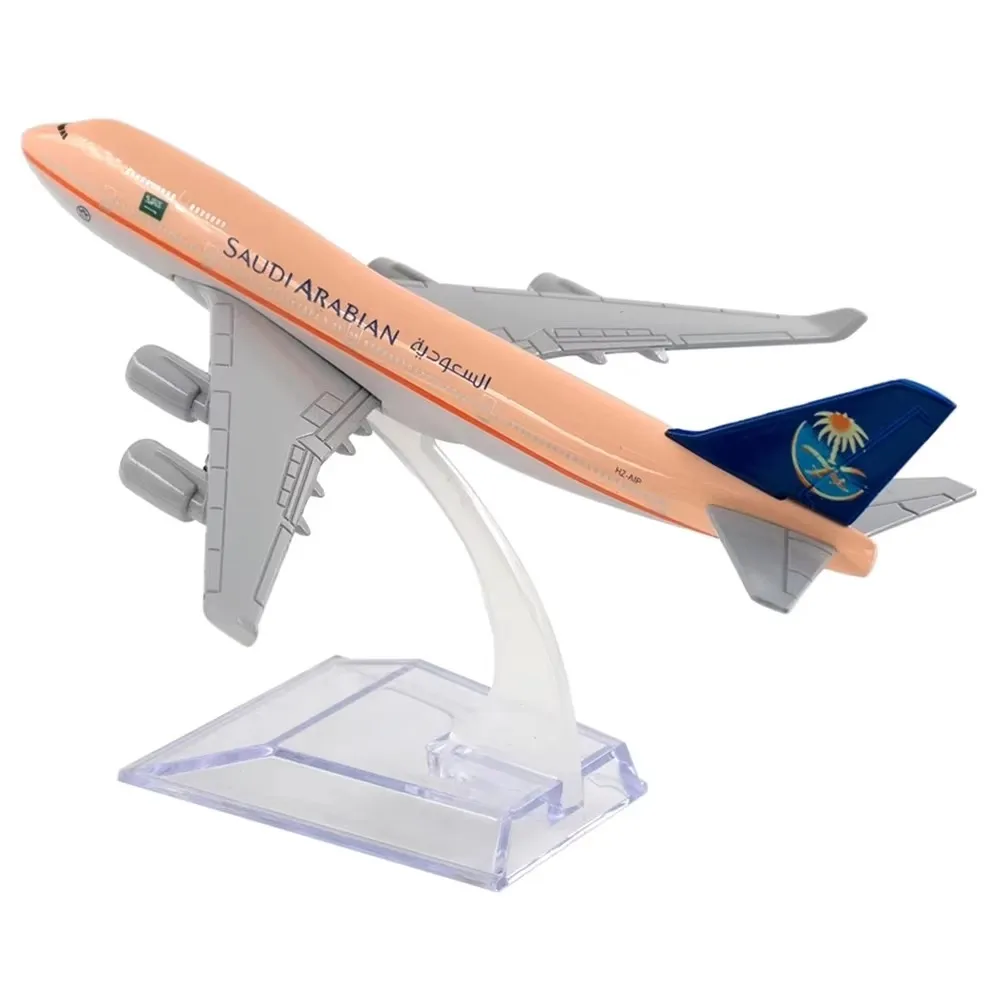 16 см масштаб 1:400 747 модель самолета из сплава металла B747 Саудовская Аравия с