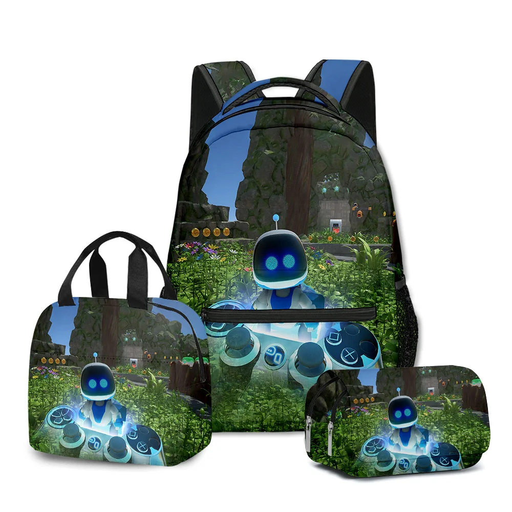 Новинка с героями мультфильмов модный новый astro bot 3D принтом 3 шт./компл. школьные