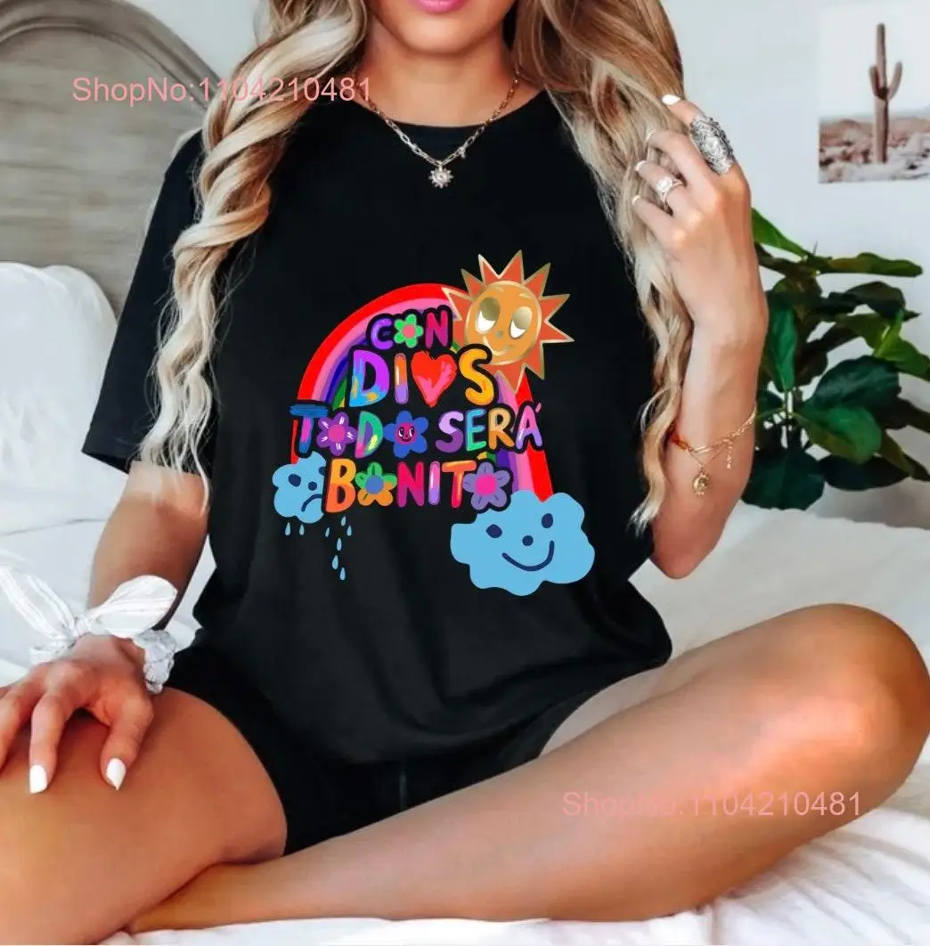 Con dios todo sera bonito Футболка Karol g фанаты подарки для фанатов quattro merch MSB навсегда