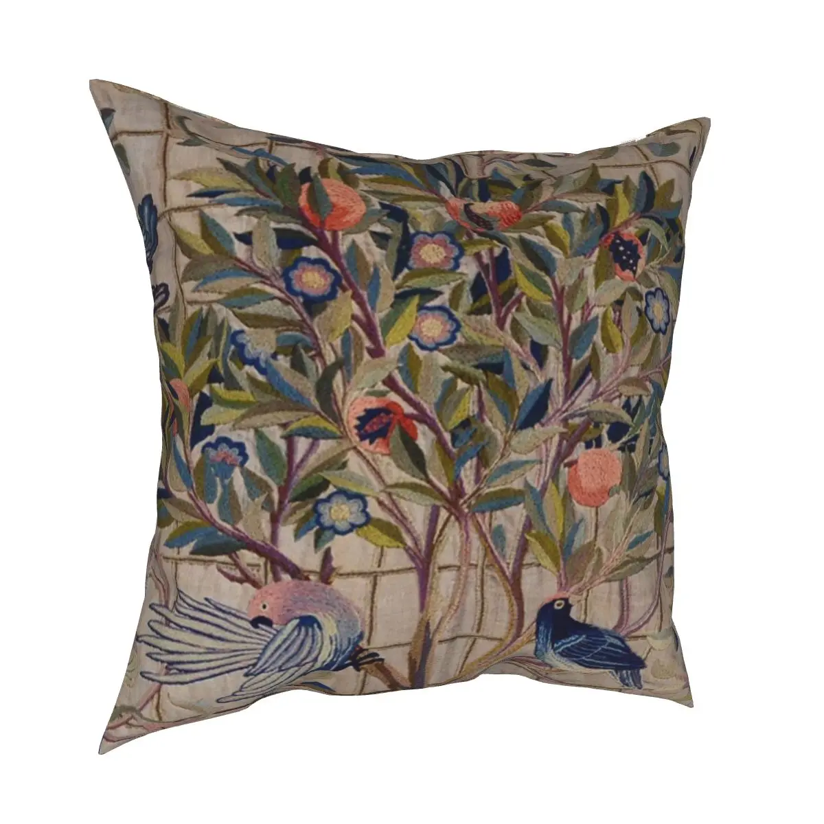 

William Morris Kelmscott Trellis Pillowcase Cushion Cover Decor Vintage Floral Pattern Throw Pillow Case Cover Home 40X40cm