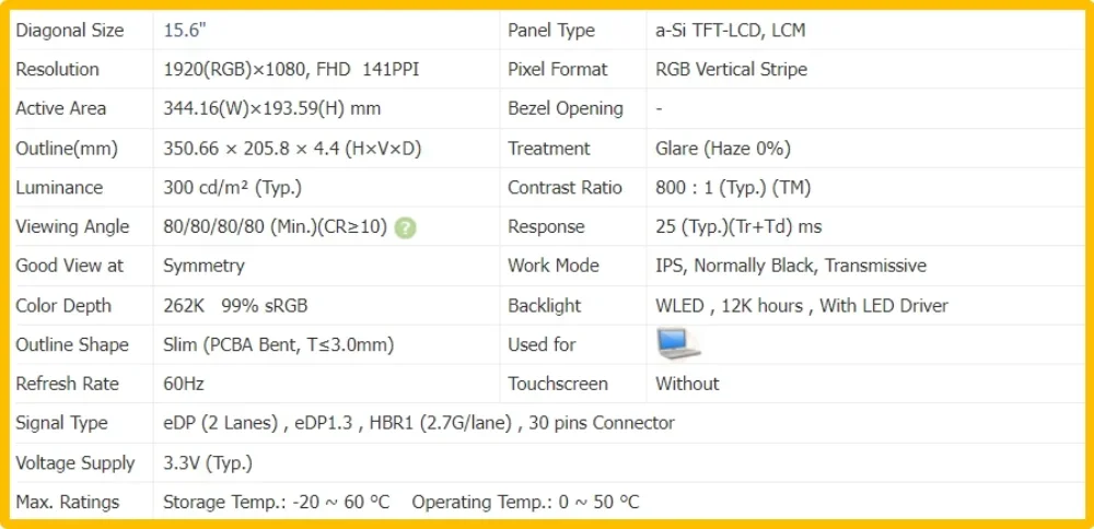 LP156WF9-SPN1 LP156WF9 SPN1 15 6-дюймовый ЖК-экран для ноутбука Тонкая IPS-панель без сенсорного