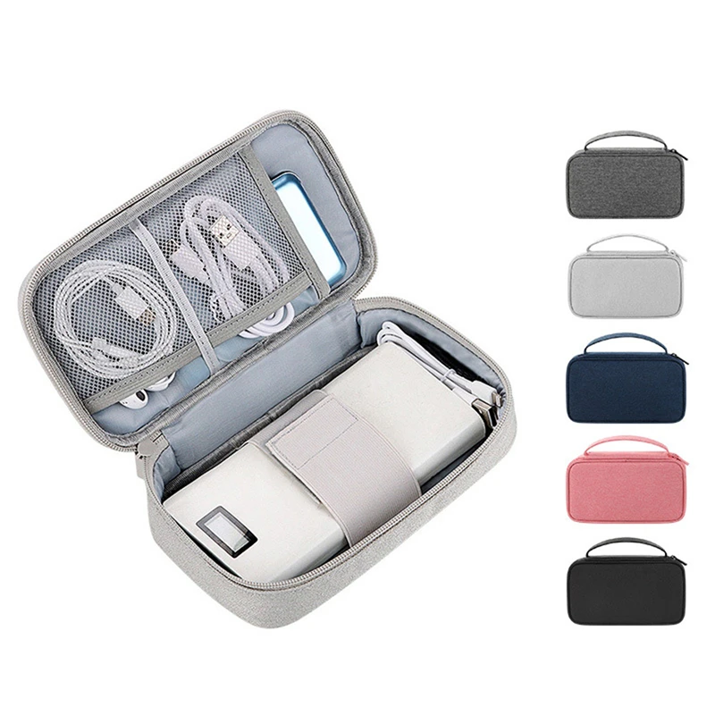 

Portable Cable Organizer Bag Travel Case Accessories Bag Digital Gadget Organizer Case Storage Bag For Charger Cables Hard Drive