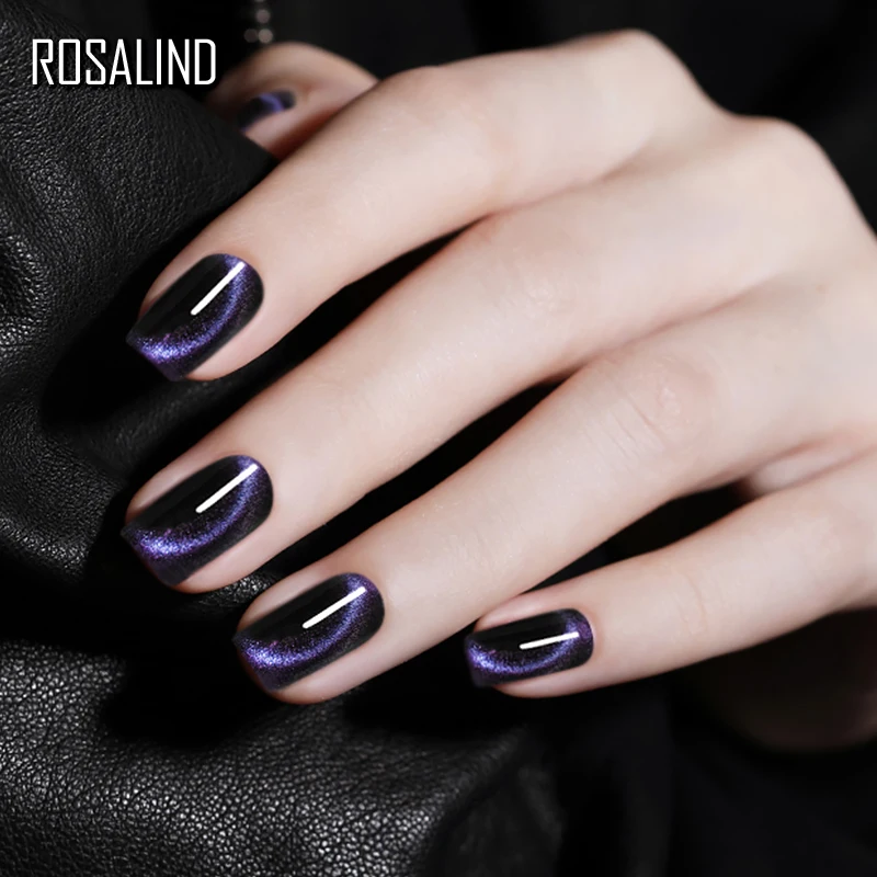 Полуперманентный Гибридный магнитный Набор ROSALIND 9D для дизайна ногтей | Красота и