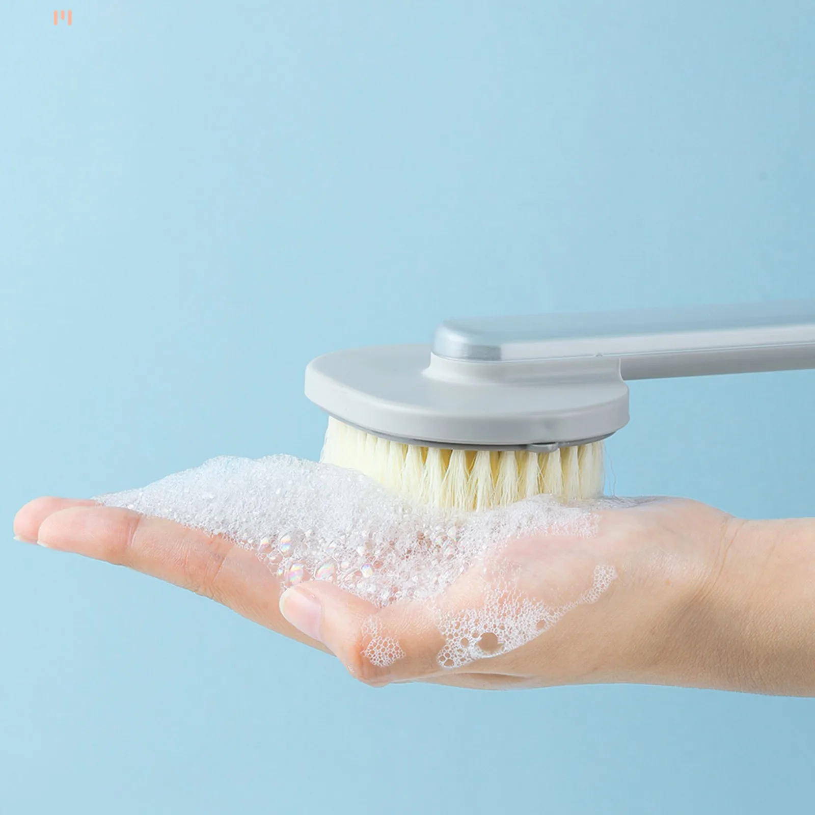 

Japanese Style Bath Brush Rub Back Towel Wipe Back Bath Brush Long Handle Soft Hair Decontamination Dead Skin Tool Detachable