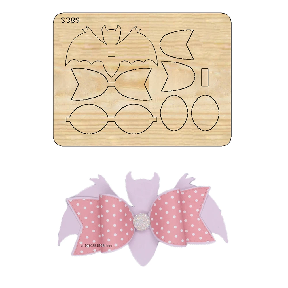 

New Bat Bows Cutting Dies Wooden Knife Die Compatible With Most Manual Die Cut Cutters