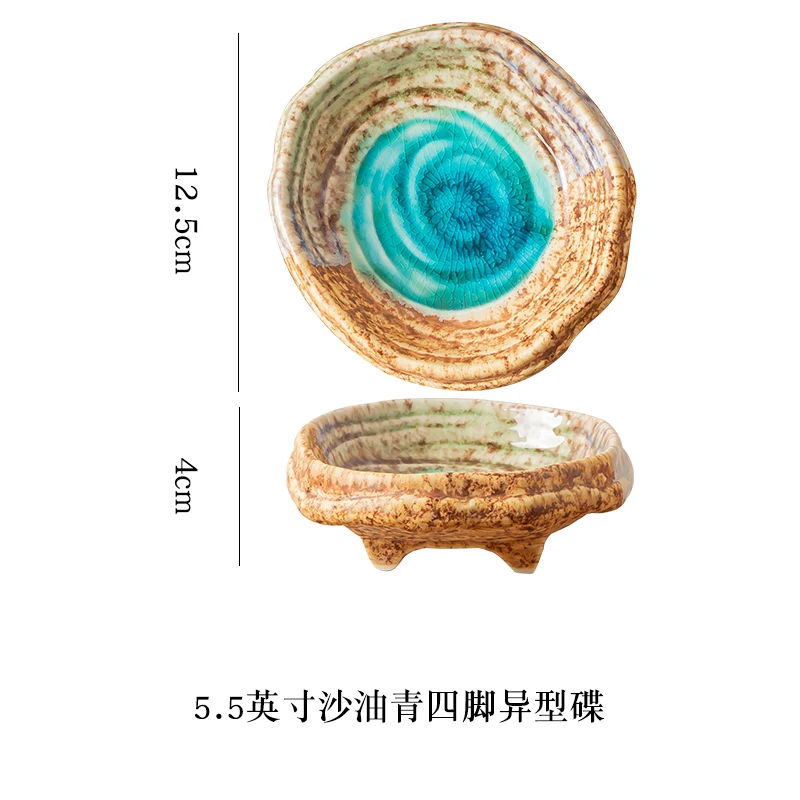 

Домашняя керамическая креативная холодная посуда для ресторана, блюдо для закусок, яйцо, фруктовая Салатница.