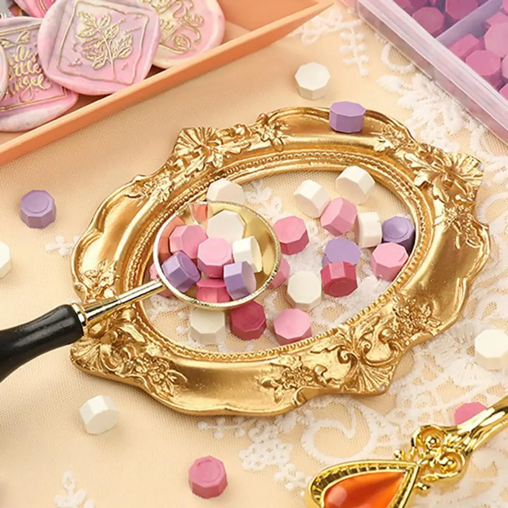 

Letter Retro Sealing Wax for Wedding 600Pcs 24 Colors Boxed Seal Invitation Letters