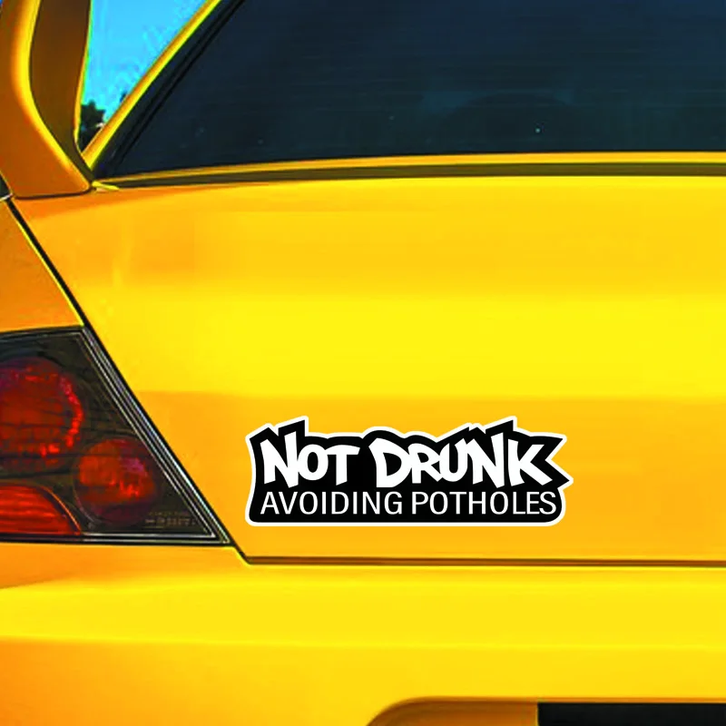 Автомобильные Наклейки не Пьяный Забавные Декоративные Виниловые Для Дверей