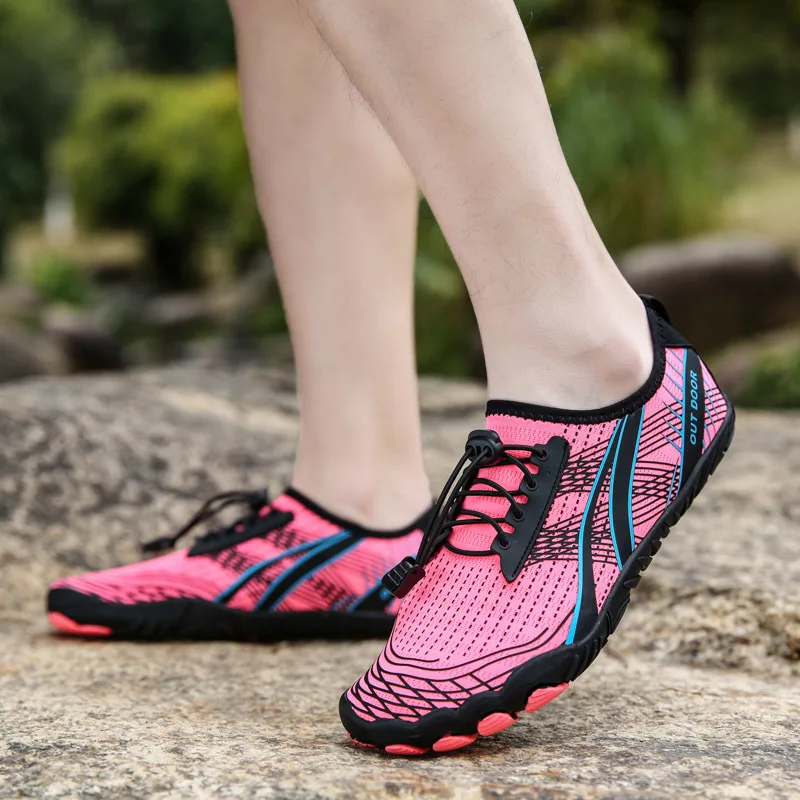 2023 Unisex Outdoor Swimming Deep-sea Snorkeling Drift Rowboat Sea Surfing Running Fitness Yoga Anti-Slippery Wading Shoes