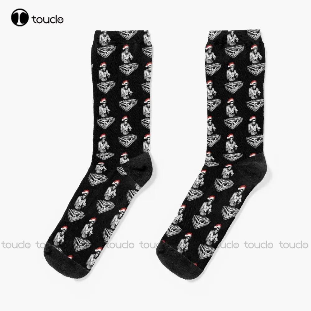 

Burce Lea Bruce Lee Dj Xmas Socks Women Halloween Socks Personalized Custom Unisex Adult Teen Youth Socks 360° Digital Print