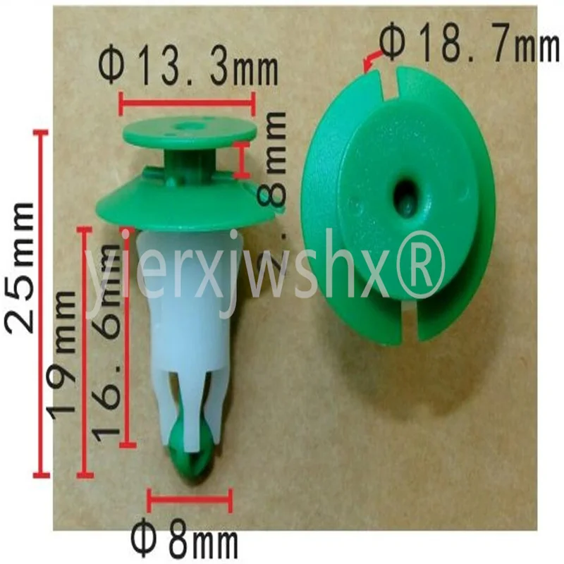 100 шт. лампы для передних фар автомобиля зажимы крышки двигателя детали интерьера