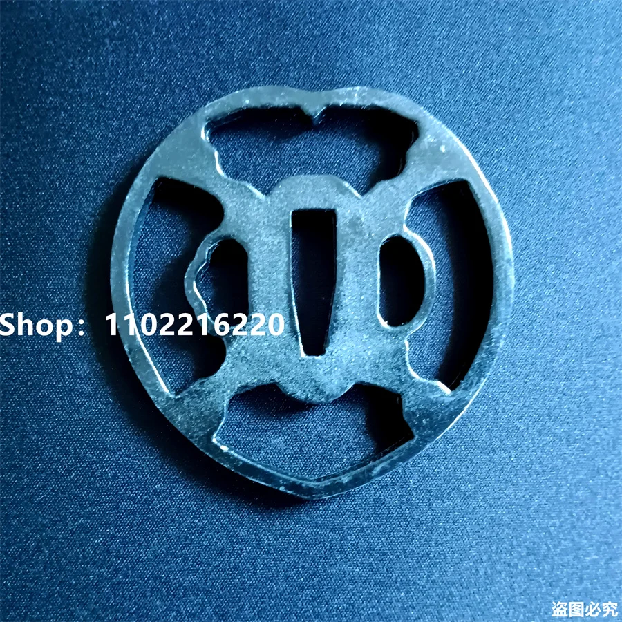 Уникальная Стальная железная защитная накладка Tsuba защита для реальной японской