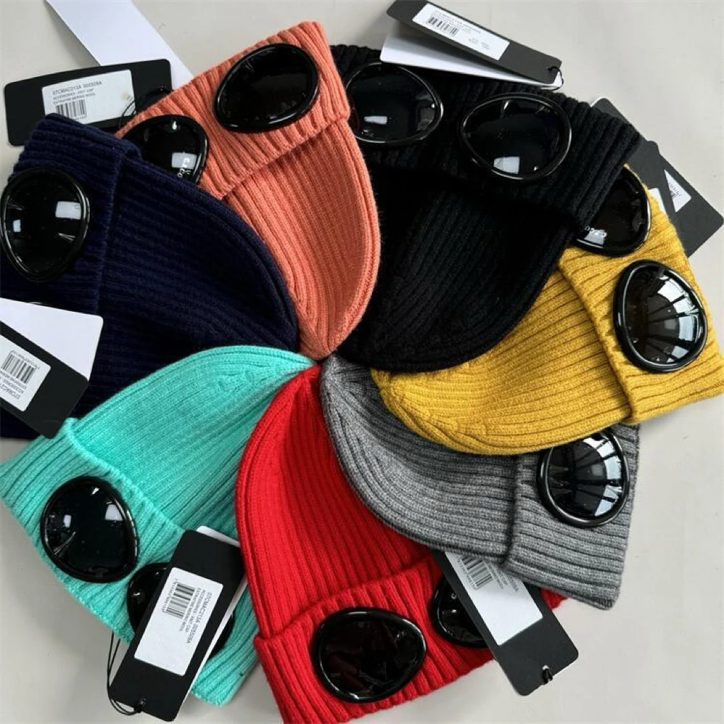 Дизайнерская шапка-бини бинокулярная ветрозащитная флоппи-шапка для женщин