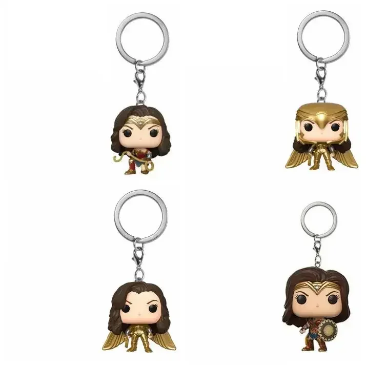 Funko pop DC Heroes Woder Woman 1984 Карманный брелок WW 84 Лига Справедливости Брелок Wonder Golden Armor