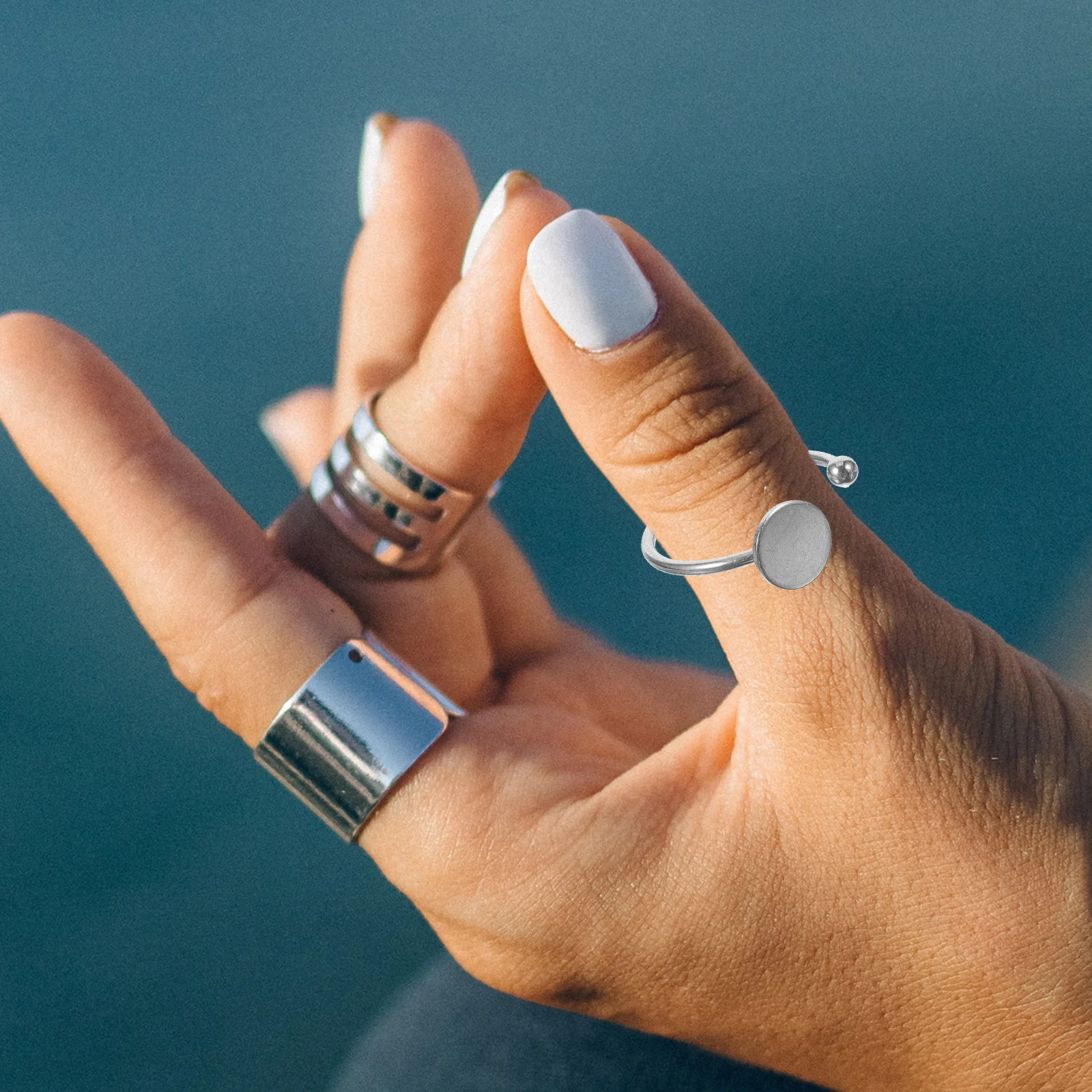 10 шт. лоток для колец основание изготовления пустых ювелирных изделий