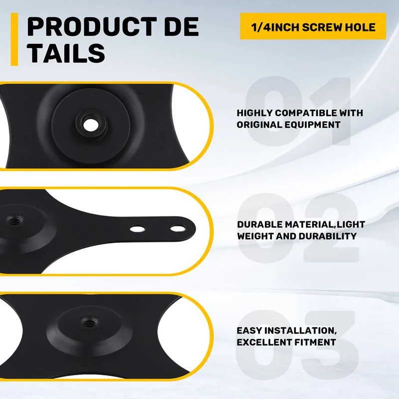 Монтажный кронштейн портативного монитора пластина VESA отверстие для винта 1/4